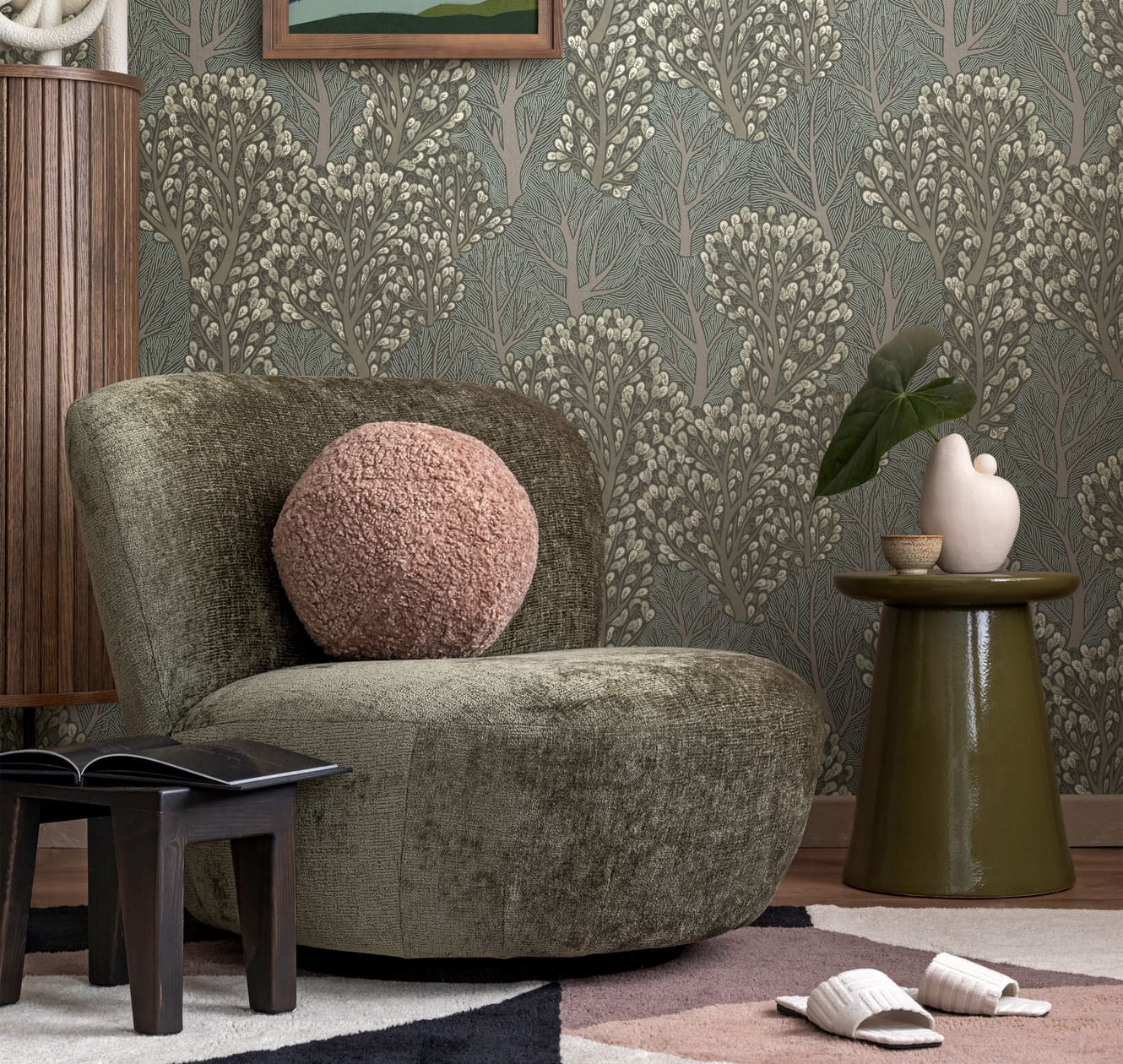 Обои Luna Круиз Подводный лес CRZ5 005 10,05×1 фото в интерьере